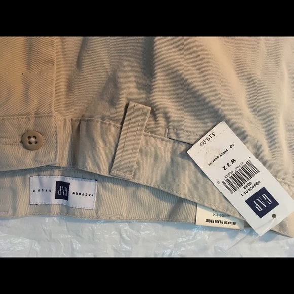 GAP Factory Shorts Nwt Gap Factory Men 32 0 Cotton Cream Tan First